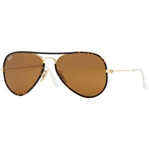 Tortoiseshell aviator ray-bans